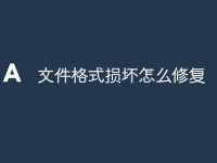 文件格式损坏怎么修复-路由网