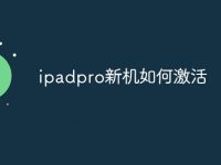 ipadpro新机如何激活-路由网