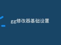 gg修改器基础设置-路由网