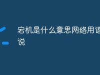 宕机是什么意思网络用语怎么说-路由网