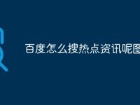 百度怎么搜热点资讯呢图片-路由网