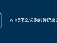 win8怎么切换到传统桌面-路由网