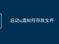 启动u盘如何存放文件-路由网