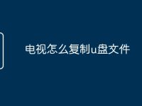 电视怎么复制u盘文件-路由网