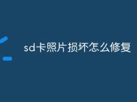 sd卡照片损坏怎么修复-路由网