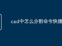 cad中怎么分割命令快捷键-路由网