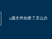 u盘文件加密了怎么办-路由网