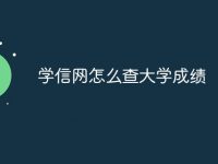学信网怎么查大学成绩-路由网