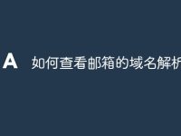 如何查看邮箱的域名解析-路由网