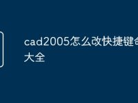 cad2005怎么改快捷键命令大全-路由网