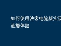 如何使用映客电脑版实现高效直播体验-路由网