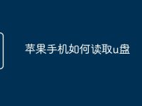 苹果手机如何读取u盘-路由网