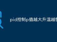pid控制p值越大升温越快么-路由网