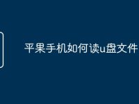 平果手机如何读u盘文件-路由网