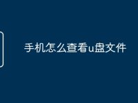 手机怎么查看u盘文件-路由网