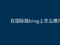 在国际版bing上怎么搜片-路由网