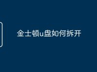 金士顿u盘如何拆开-路由网