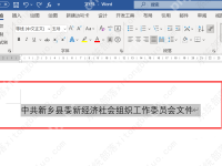Word文档如何制作红头文件抬头?Word文档制作红头文件抬头教程-路由网