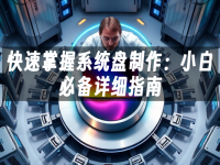 快速掌握系统盘制作：小白必备详细指南-路由网