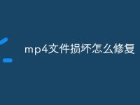 mp4文件损坏怎么修复-路由网