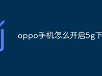 oppo手机怎么开启5g下载-路由网