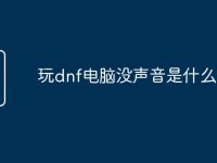 玩dnf电脑没声音是什么原因-路由网