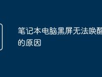 笔记本电脑黑屏无法唤醒屏幕的原因-路由网