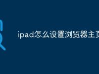 ipad怎么设置浏览器主页-路由网