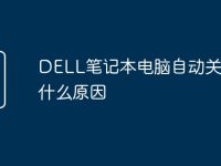 DELL笔记本电脑自动关机是什么原因-路由网
