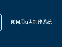 如何用u盘制作系统-路由网