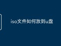iso文件如何放到u盘-路由网