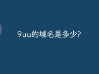 9uu的域名是多少?-路由网