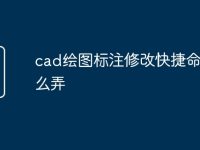 cad绘图标注修改快捷命令怎么弄-路由网