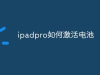 ipadpro如何激活电池-路由网