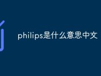 philips是什么意思中文-路由网