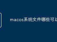 macos系统文件哪些可以清理-路由网